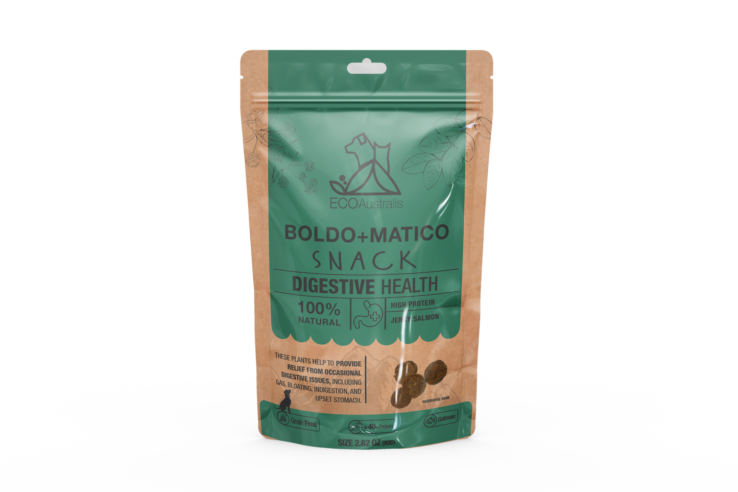 Snack Digestivo y Hepático Matico Boldo ECOAustralis 80gr - Digestivo