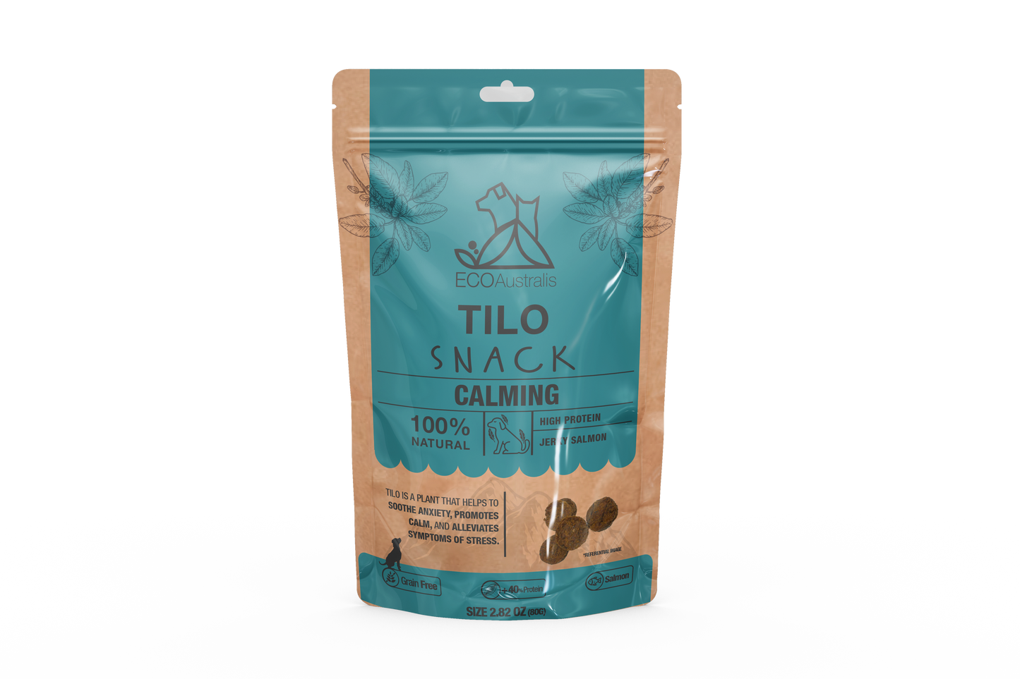 Snack Calm Tilo ECOAustralis 80gr (2,82 oz) - Propiedades Calmantes